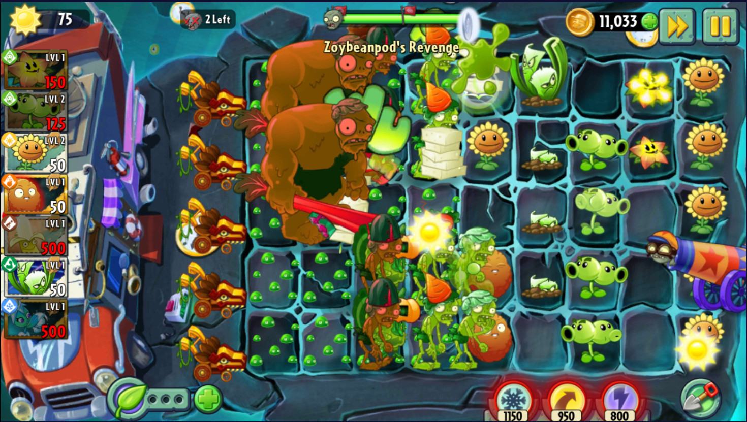 Zoybeanpod's Revenge [Plants vs. Zombies 2: It's About Time] [Mods]