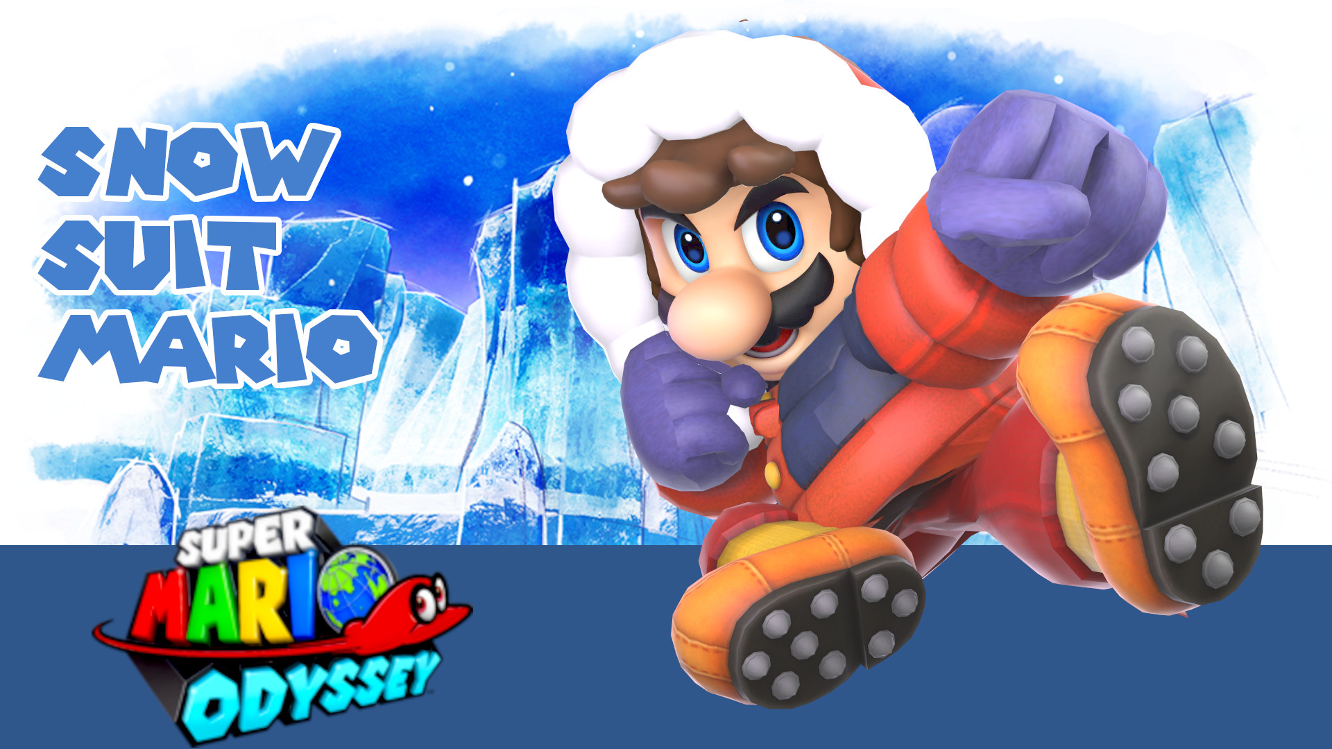 Snow Suit Mario [Super Smash Bros. Ultimate] [Mods]