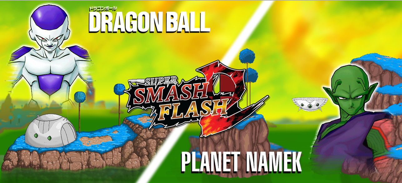 Namek(SSF2) Stage Pack! [Super Smash Bros. Crusade] [Mods]