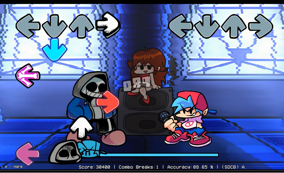 dusttale:Let sans feel his trap(unofficial) [Friday Night Funkin'] [Mods]