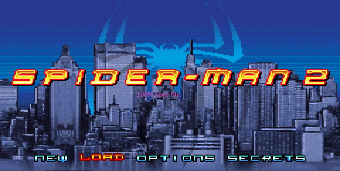 Spider-Man 2 Game Boy Advance 100% Save file [Spider-Man 2 (all ports ...