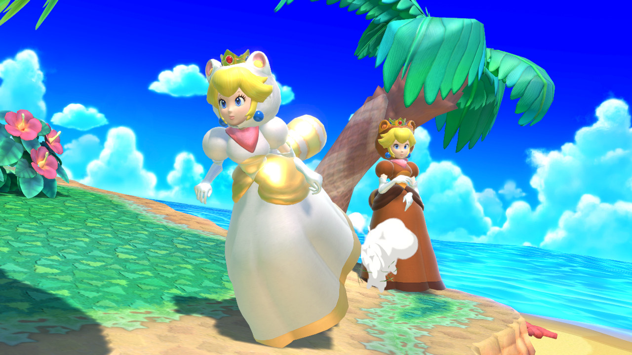 Tanooki Peach Super Smash Bros Ultimate Mods