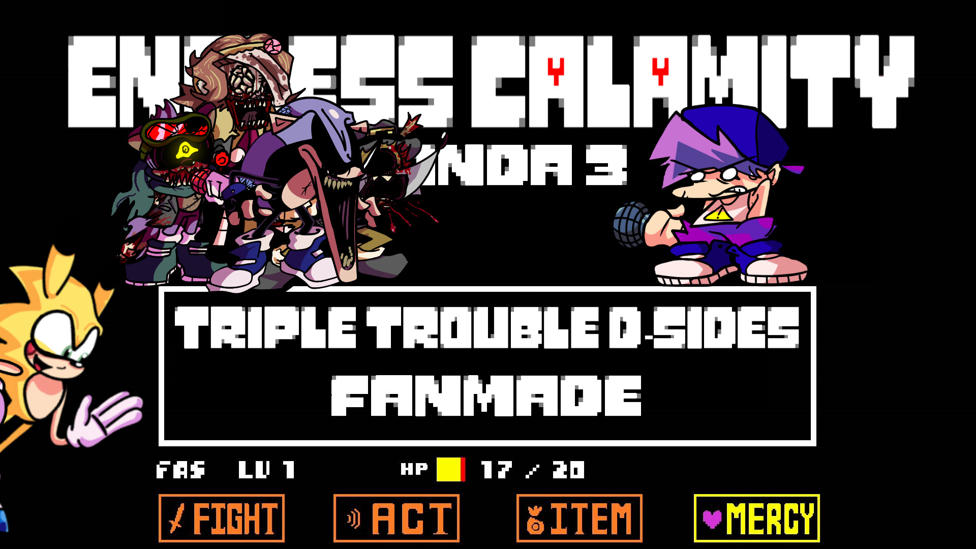 triple trouble D-sides fanmade