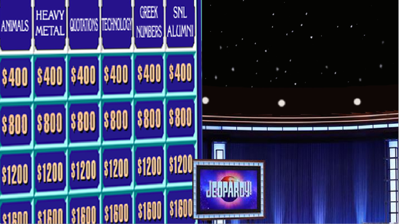 Double Jeopardy Board