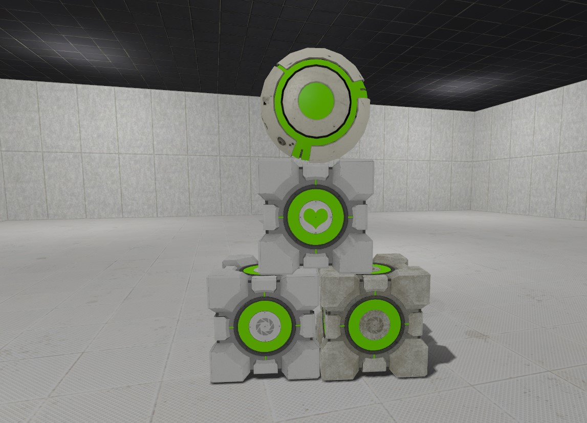 Mod Cube RGB Cube (Animated) Mod for Portal 2 | P2 Mods