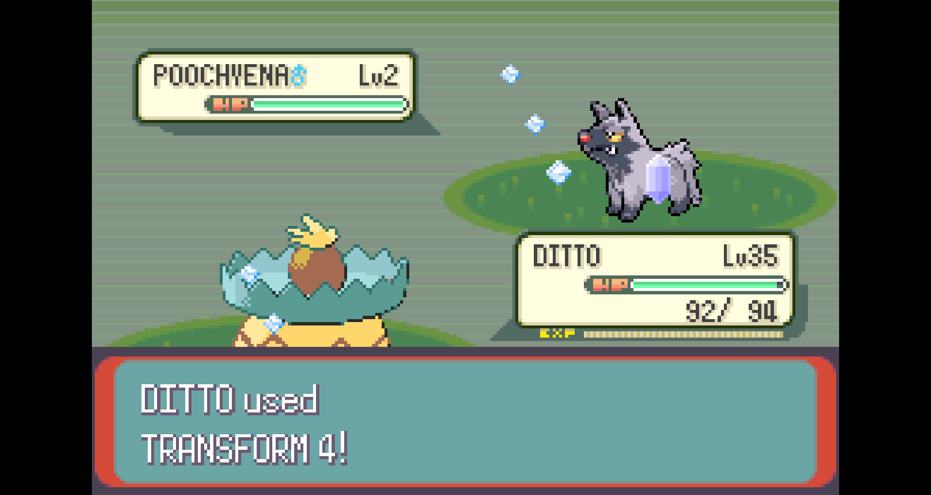 Pokémon Emerald forces Evolução do Ditto 