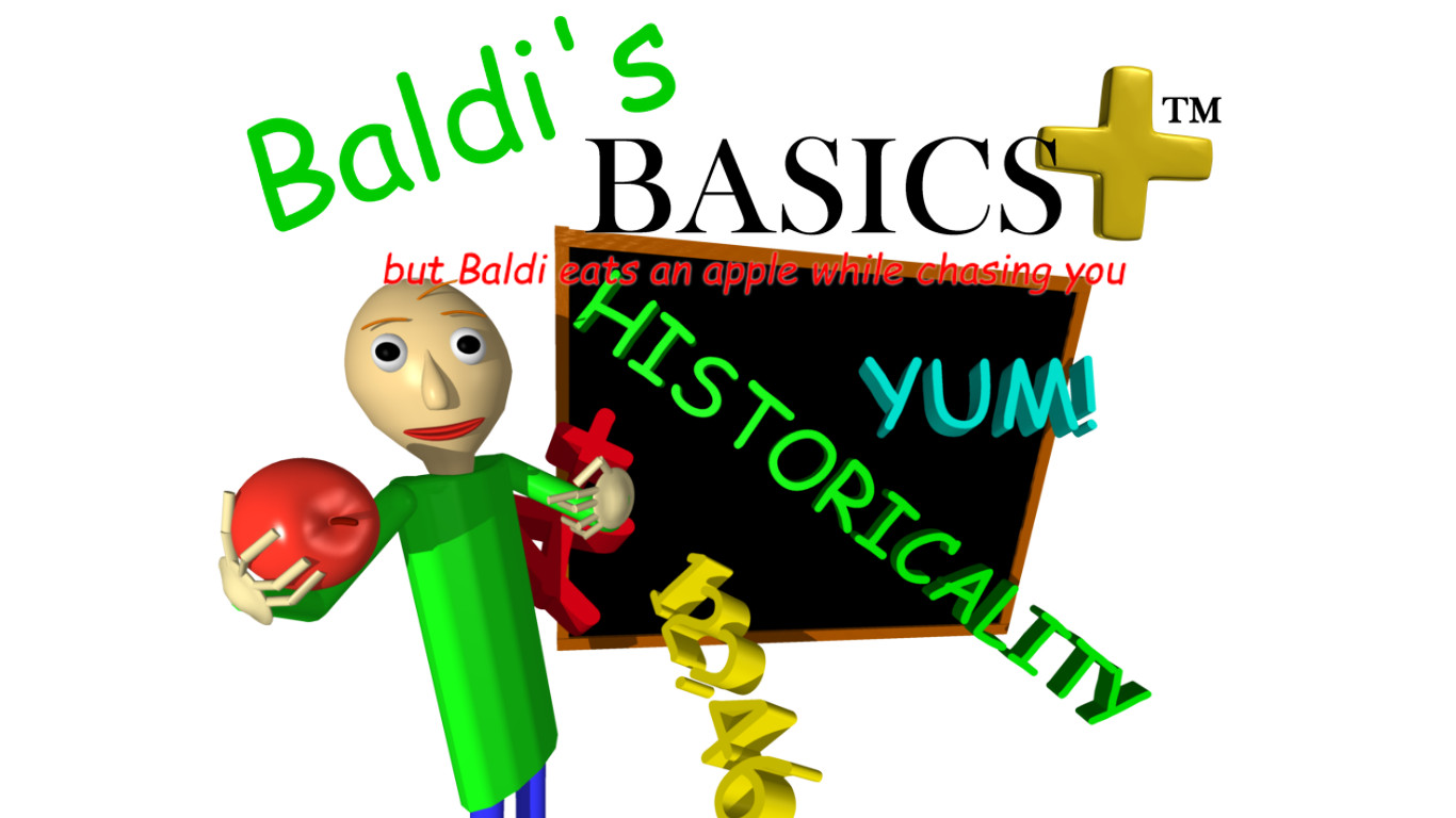 BBP but Baldi eats an apple while chasing you [Baldi's Basics] [Mods]