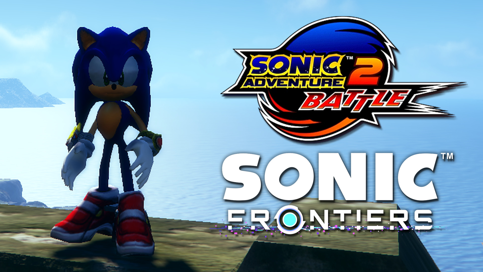 Sonic Frontiers: Update 3 Styled Sonic 