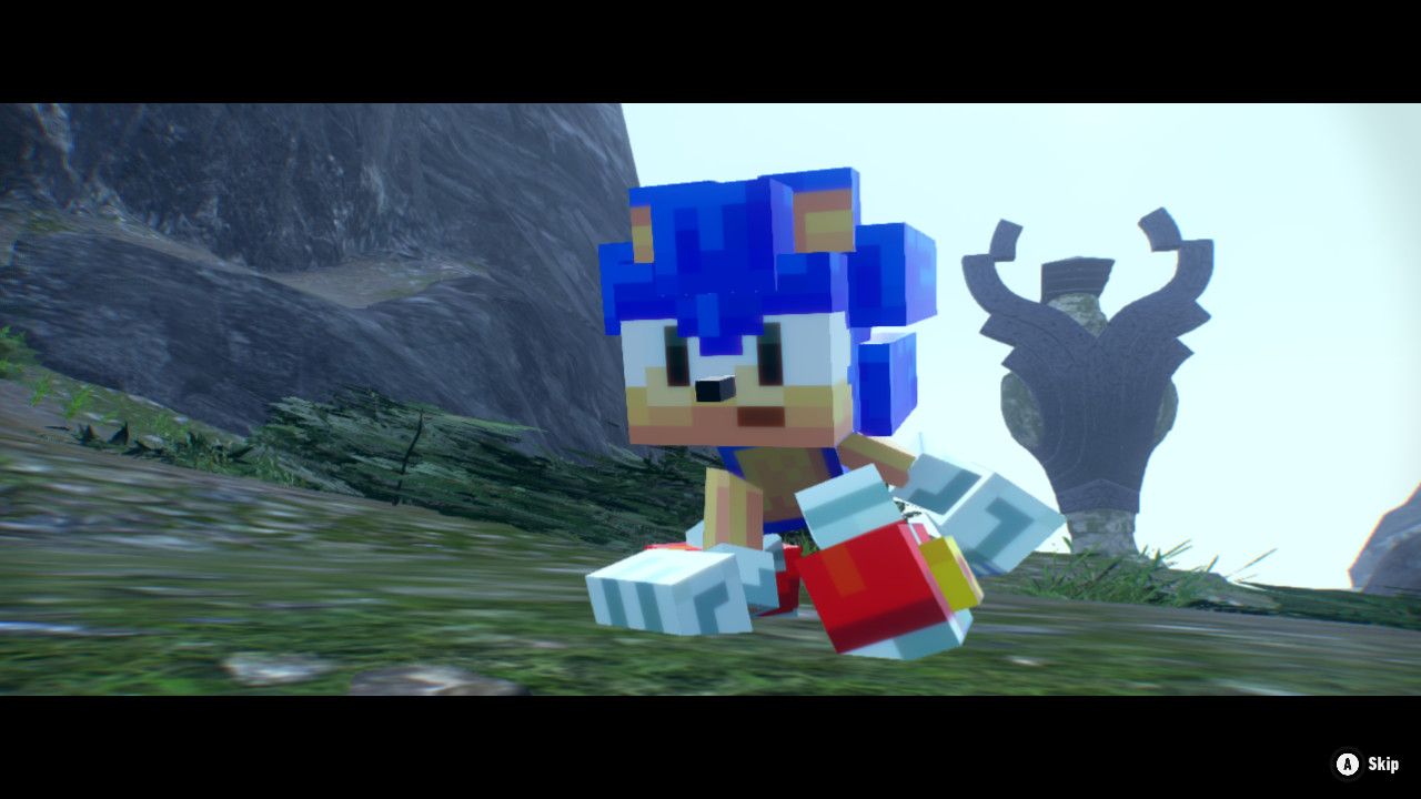 Classic Super Sonic the Hedgehog Minecraft Skin