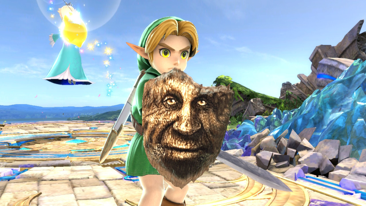 Wise Mystical Tree Deku Shield [Super Smash Bros. Ultimate] [Mods]
