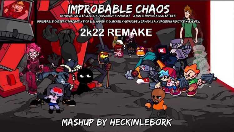 FNF vs Improbable Chaos Mashup Mod 🔥 Play online