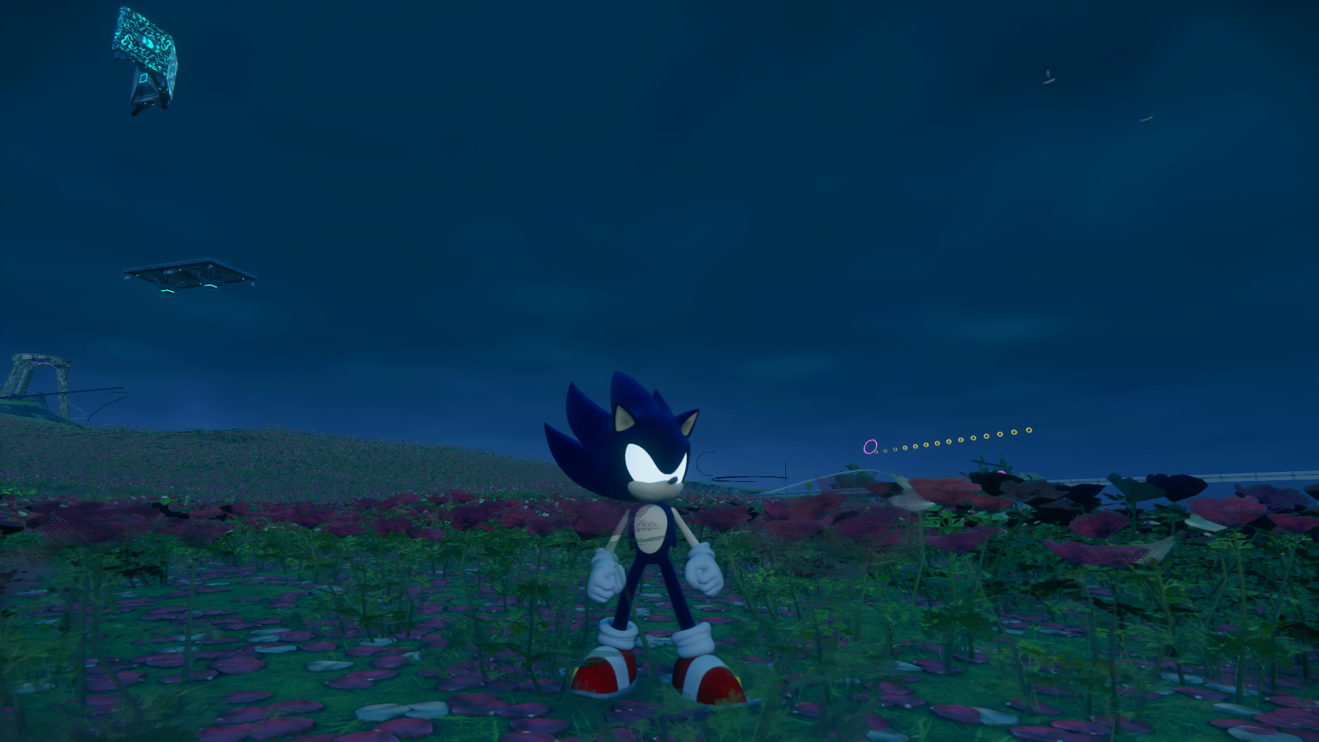 Dark Sonic doing that one pose from Sonic Frontiers : r/SonicTheHedgehog