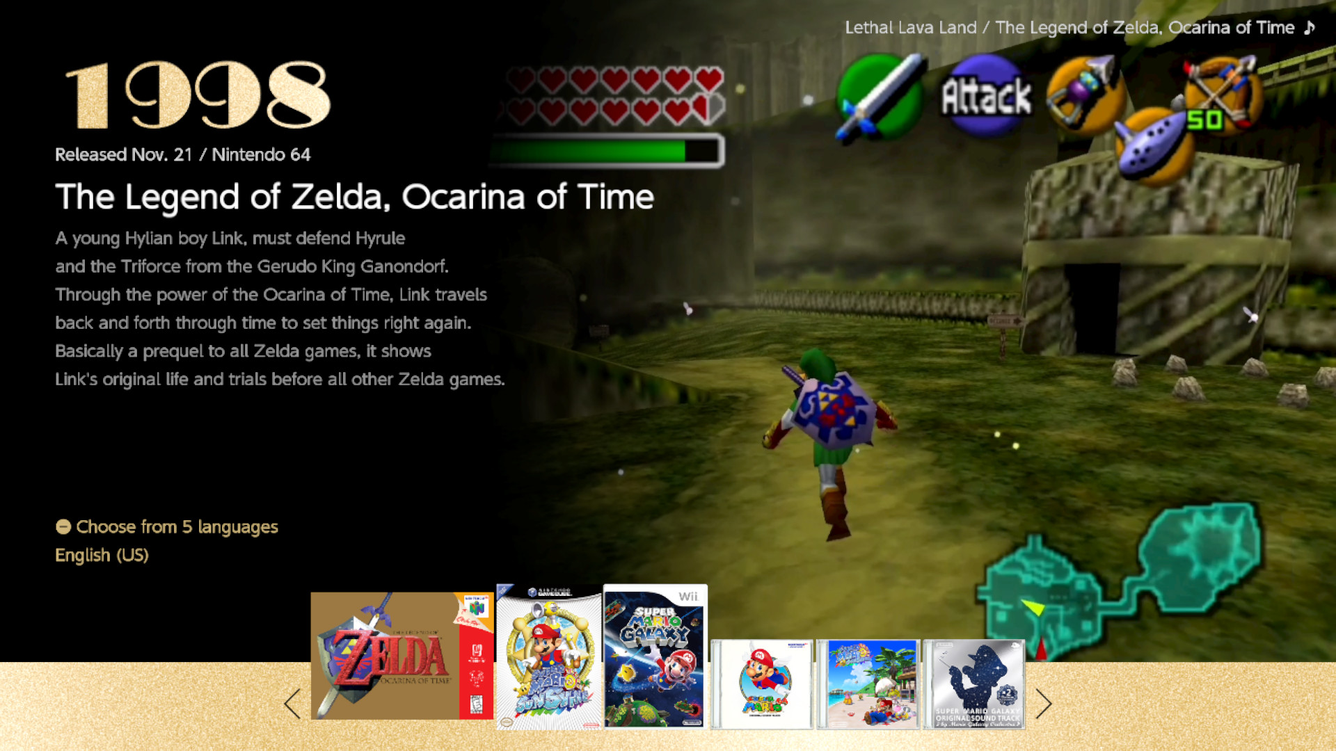 Legend of Zelda, The - Ocarina of Time (1998) - Download ROM Nintendo 64 