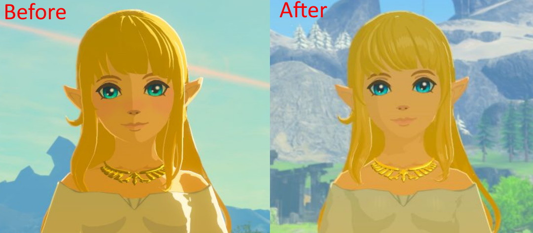 Linkle 3.0 No blush [The Legend of Zelda: Breath of the Wild (WiiU)] [Mods]