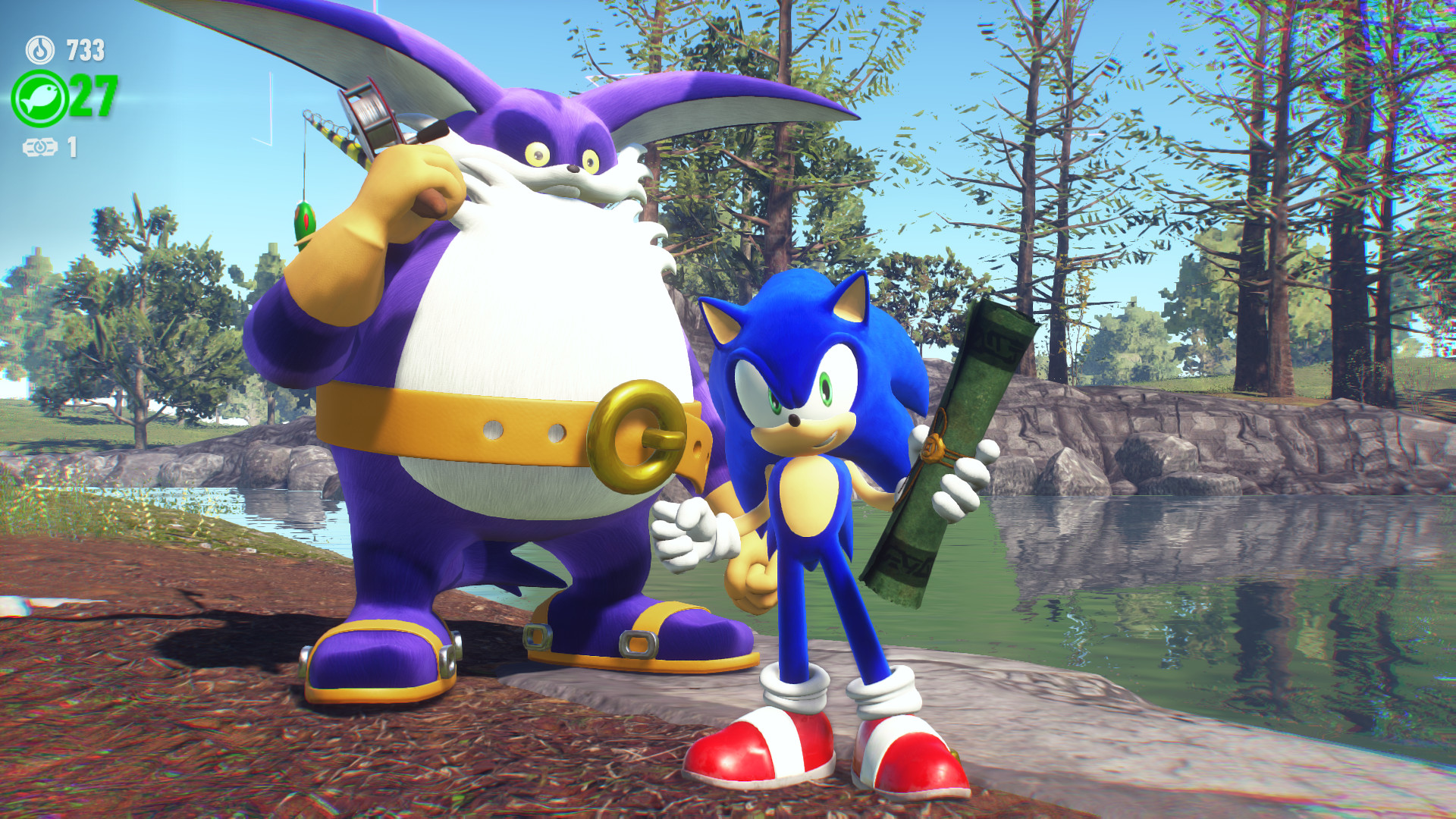 My Sonic Frontiers is strange! I do not use mods but look at my