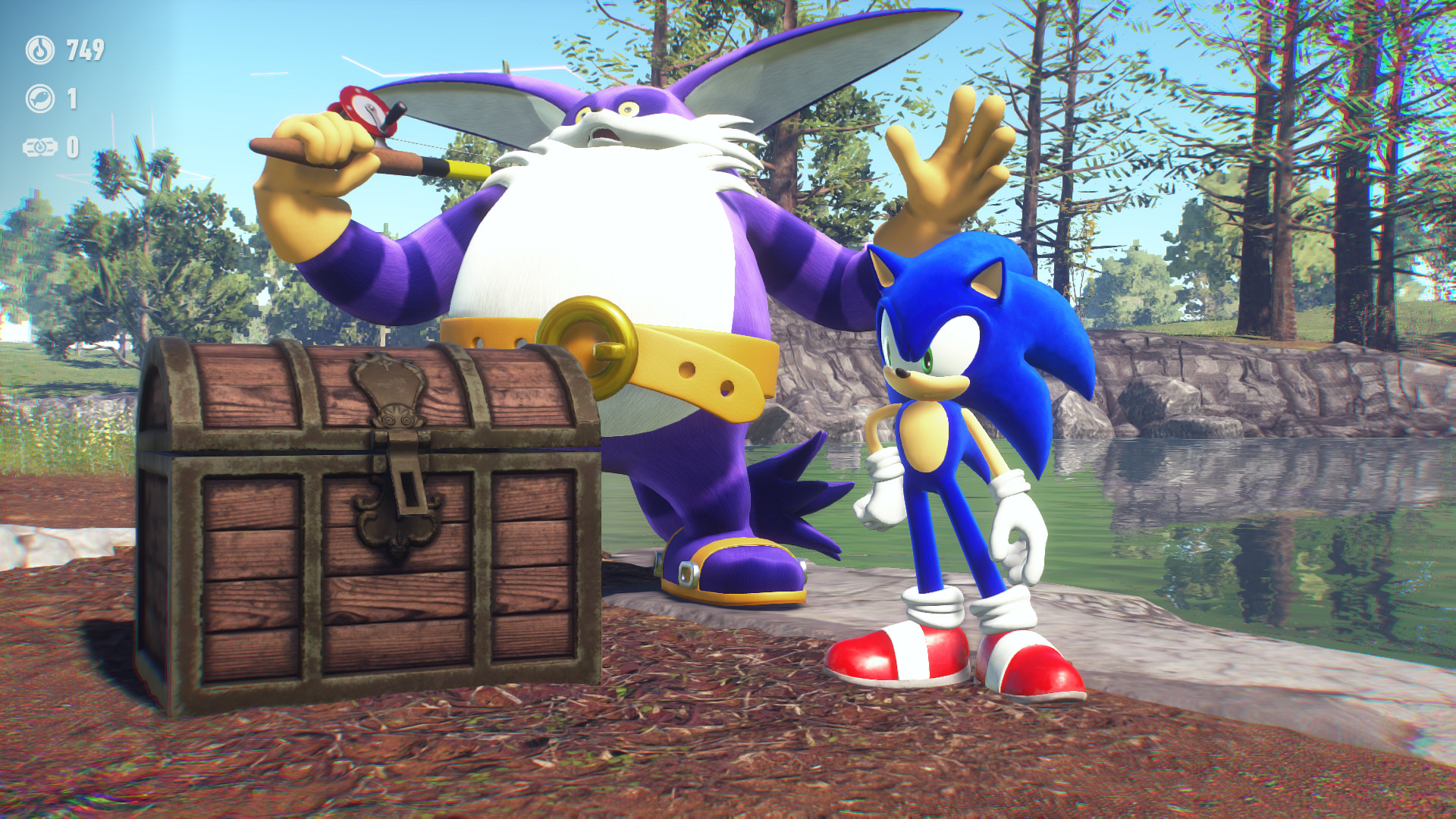 My Sonic Frontiers is strange! I do not use mods but look at my