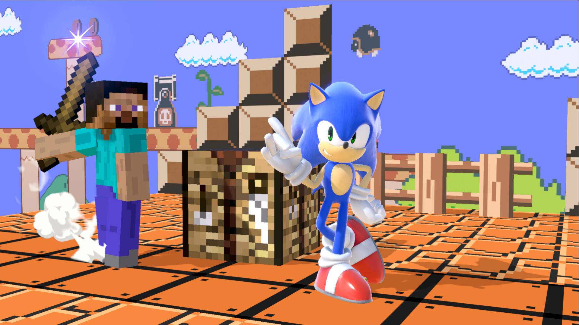 Project M Project M Sonic Up Taunt Mod for Super Smash Bros. Ultimate | SSBU Mods