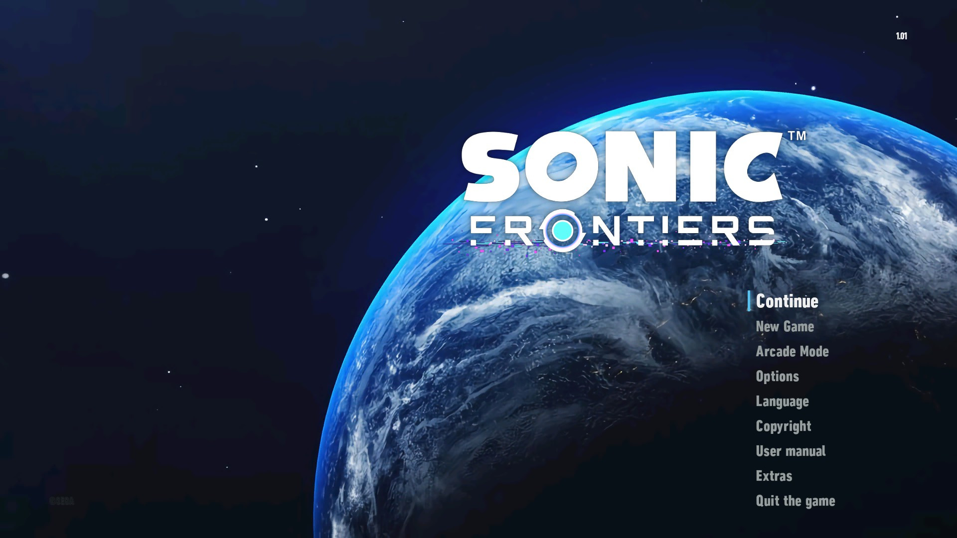 Planet Earth Title Screen [Sonic Frontiers] [Mods]