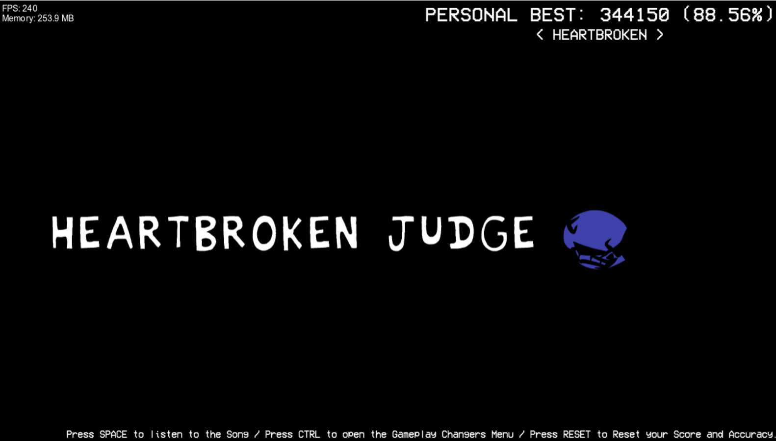 Heartbroken Judge Charted!!!