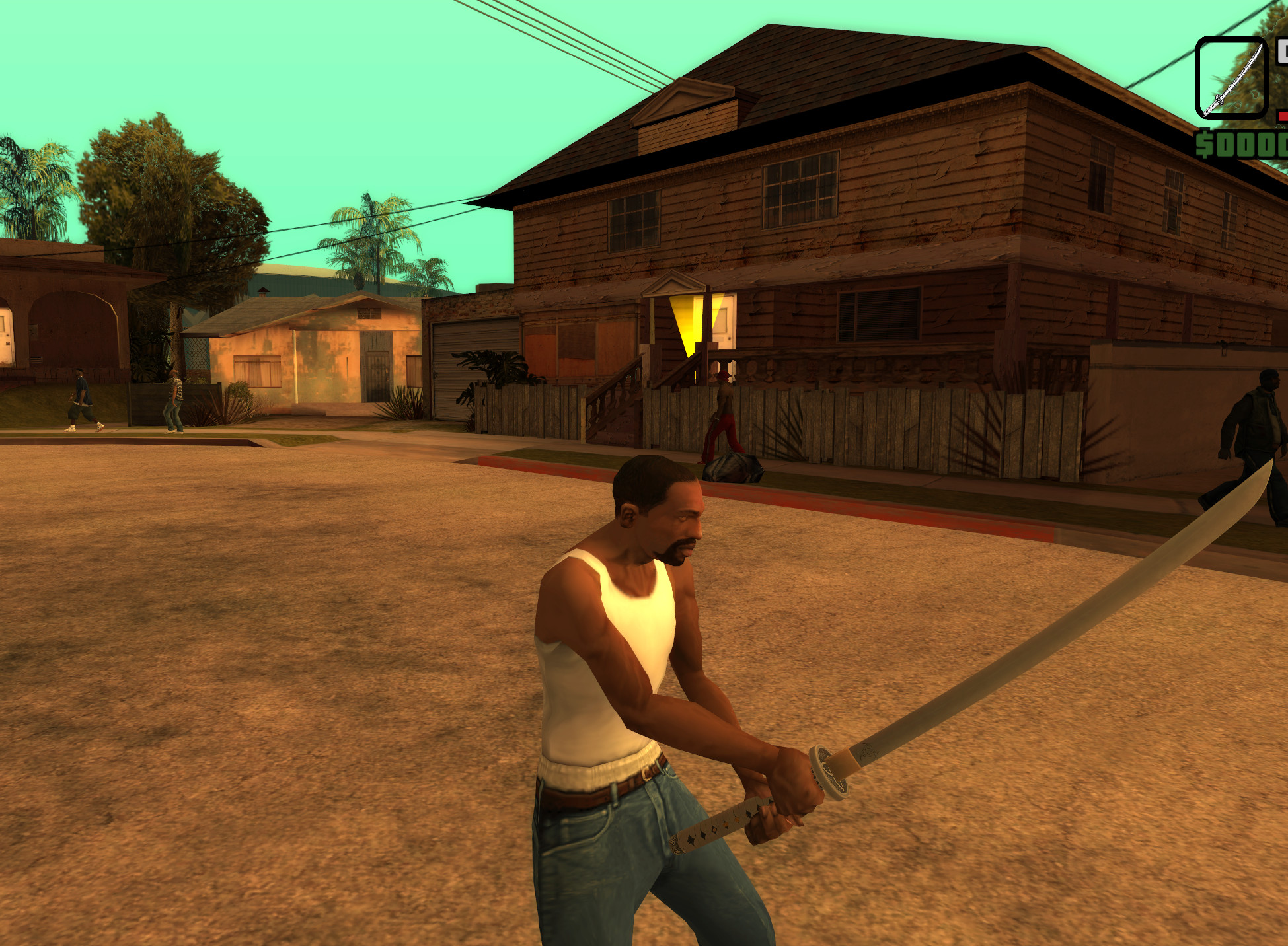 Weapon hacks for GTA San Andreas