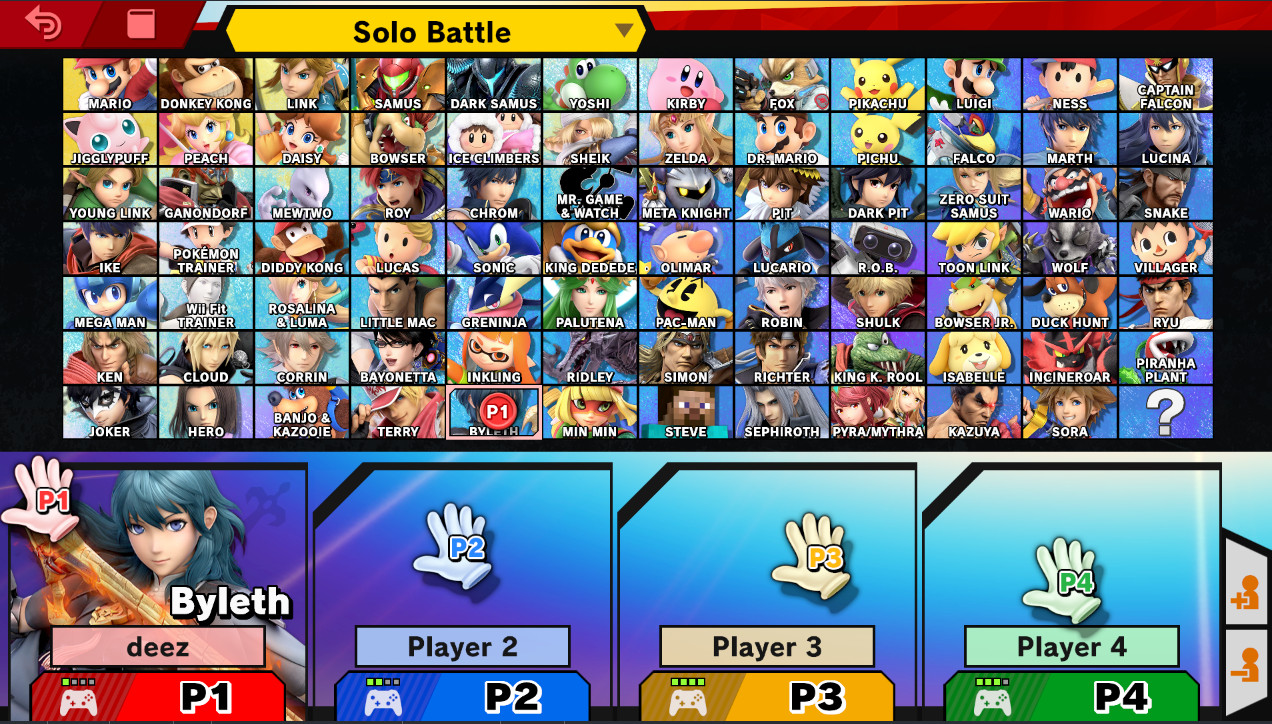 Half Portrait CSS [Super Smash Bros. Ultimate] [Mods]