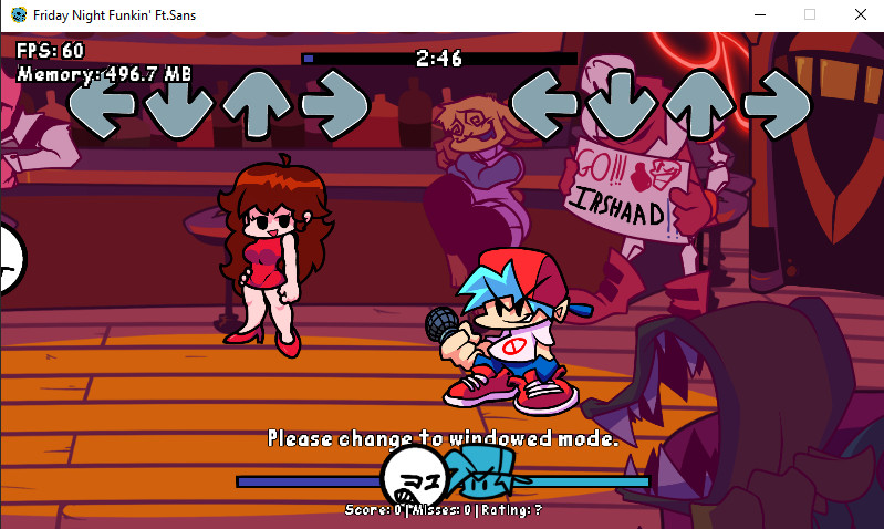 FNF Ft. Sans Re-Sprite