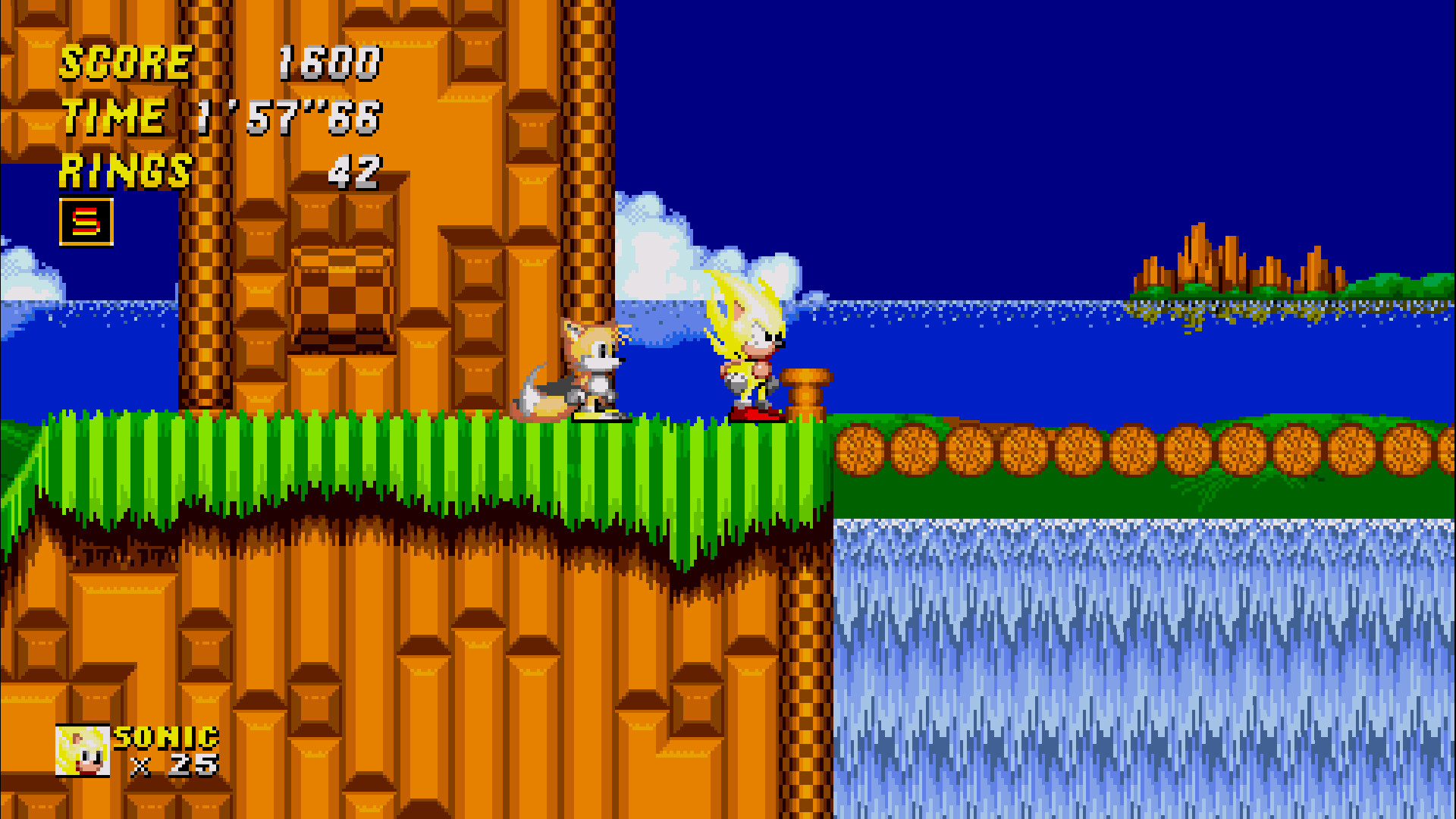 Blue-Shoes Tails (S2A) [Sonic The Hedgehog 2 Absolute] [Mods]