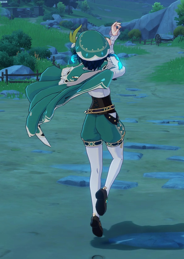 Venti Larger Hips and Thighs, Smaller Waist [Genshin Impact] [Mods]