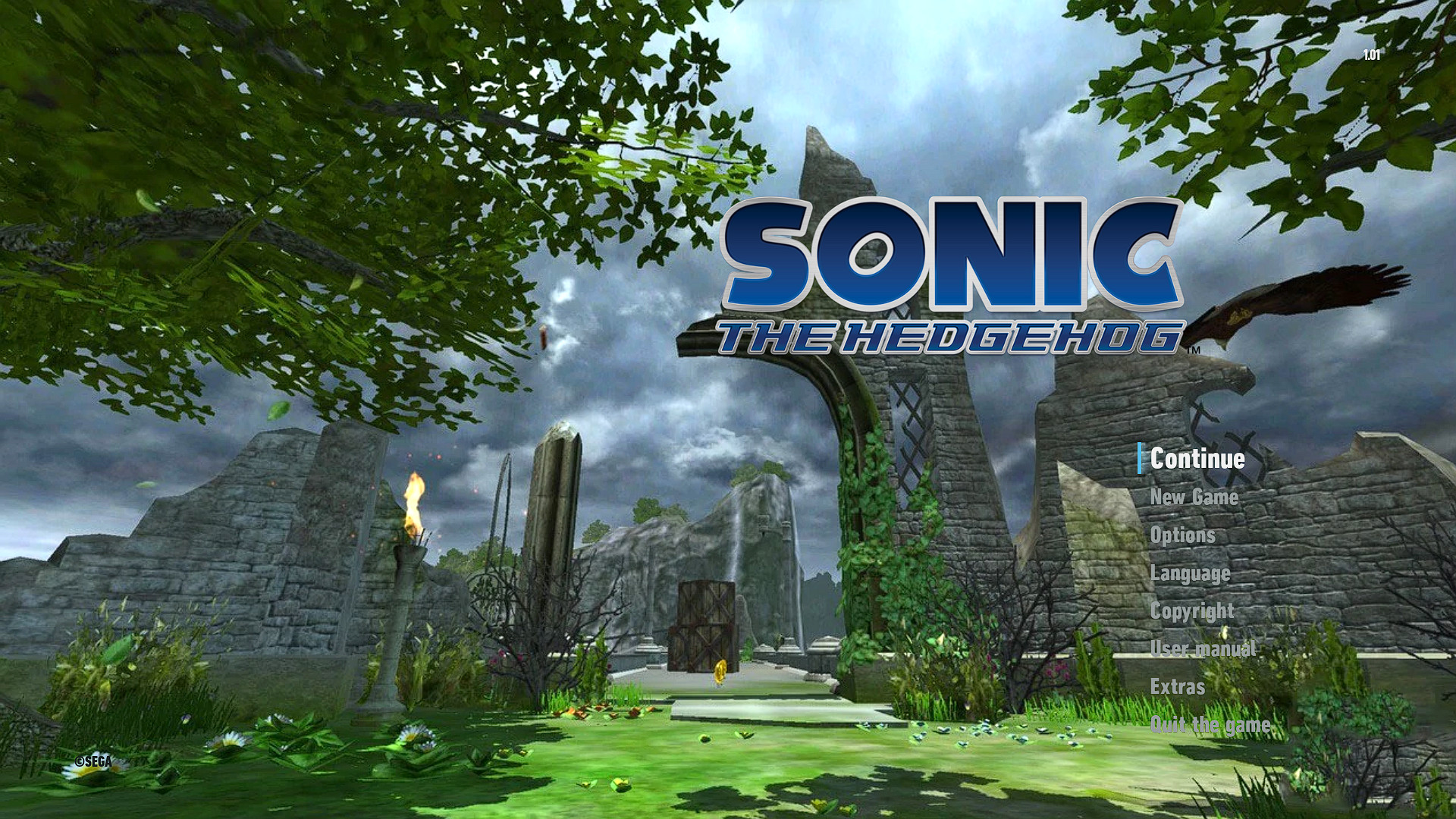 Sonic 06 Main Menu. [Sonic Frontiers] [Mods]