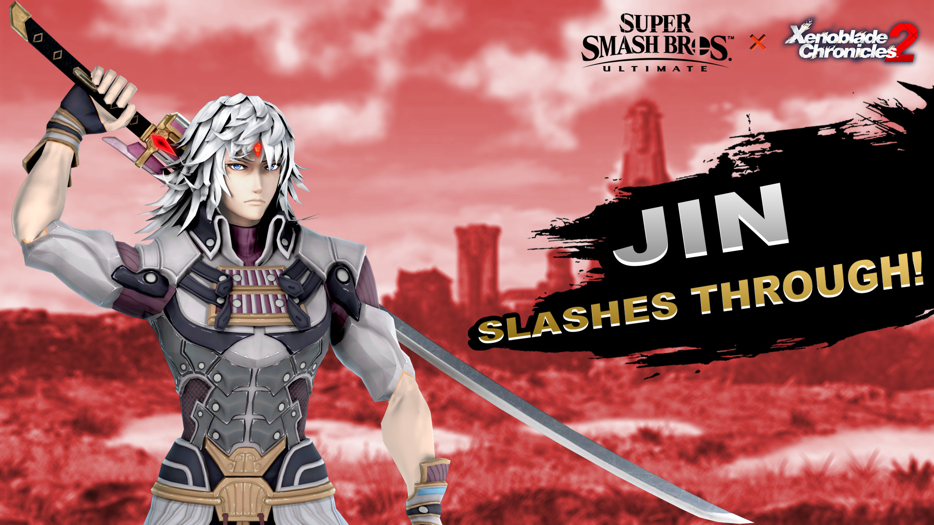 Jin (Xenoblade Chronicles 2) [Super Smash Bros. Ultimate] [Mods]