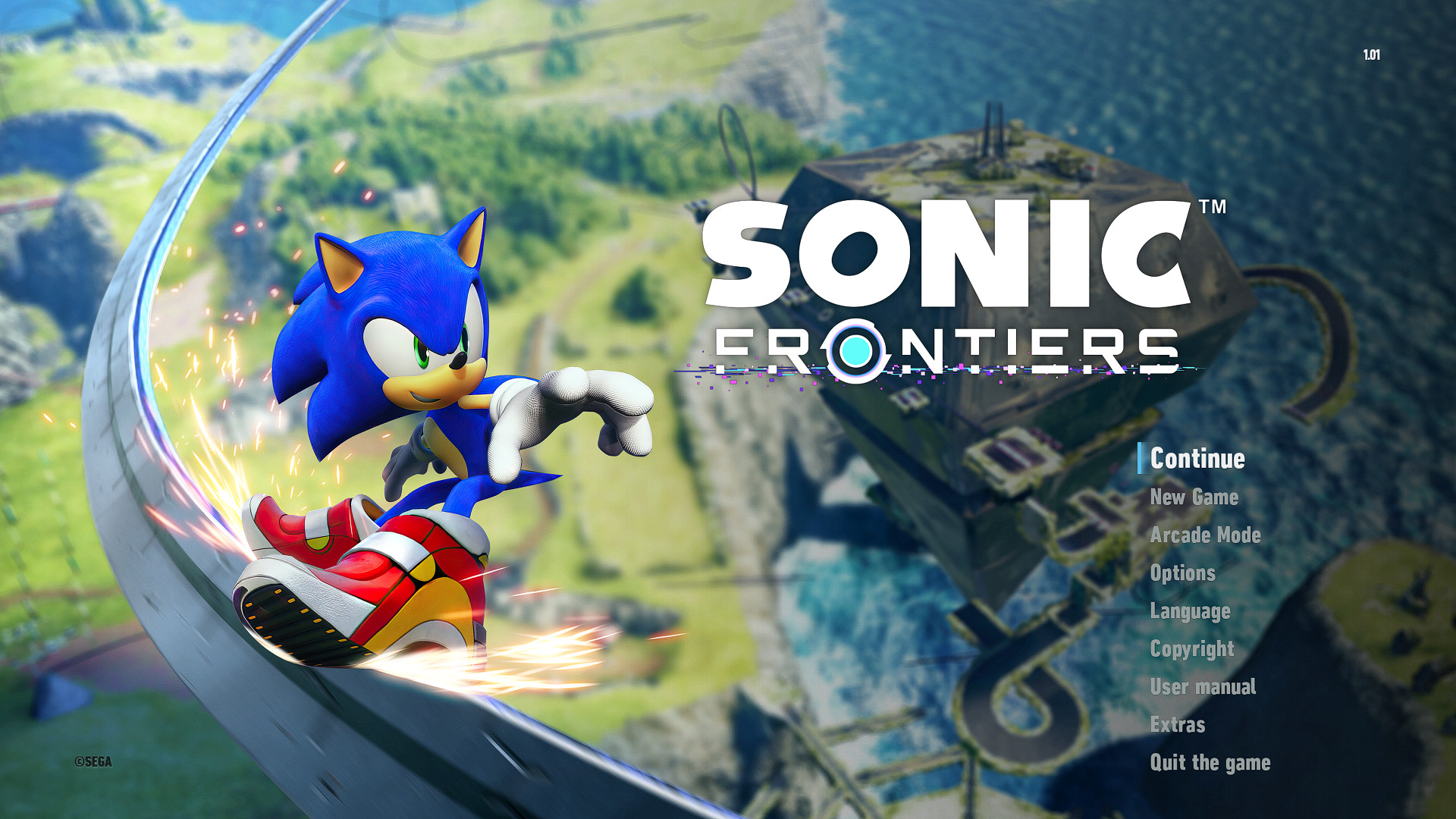 Soap Shoes Title Screen [Sonic Frontiers] [Mods]