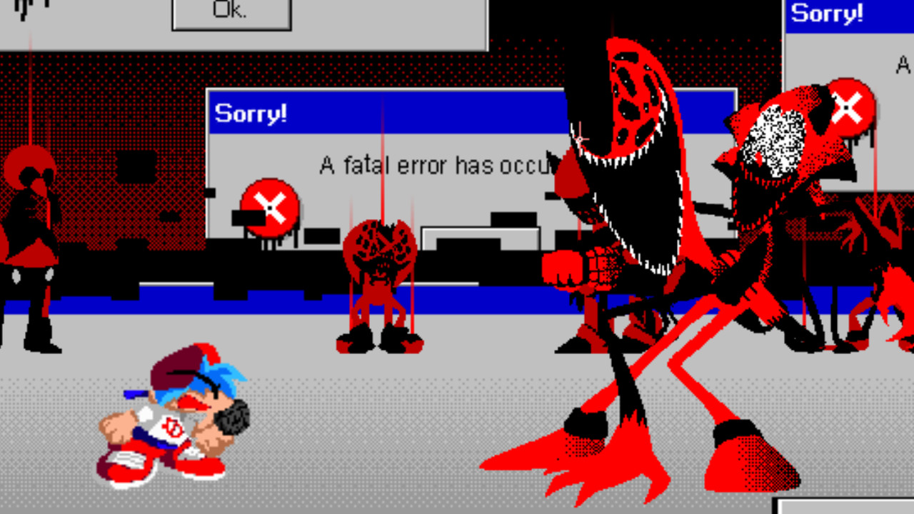 Fatality But Fatal Error Playable! [Friday Night Funkin'] [Mods]