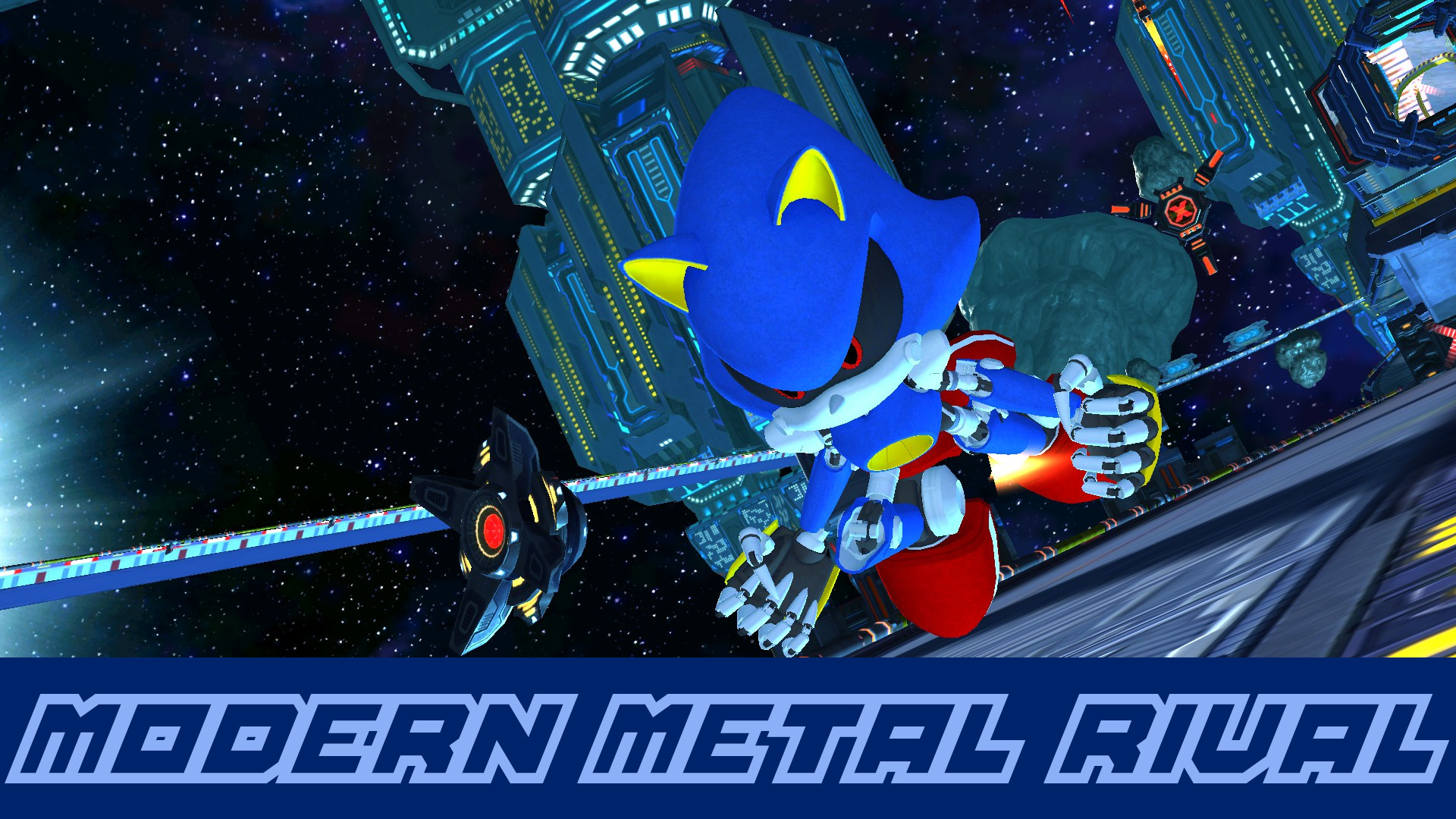 Sonic Forces (PC) Mod Part 55_ Darkspine Sonic vs Metal Sonic 