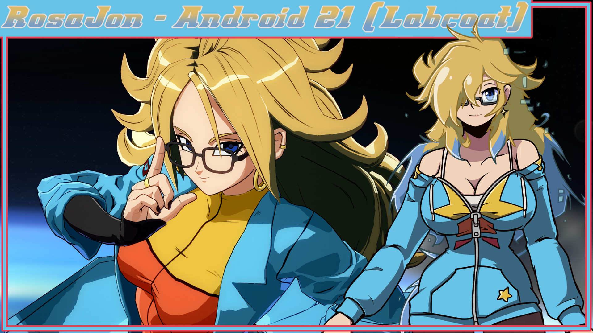 RosaJon colors for Android 21 (Lab Coat) Mod for Dragon Ball