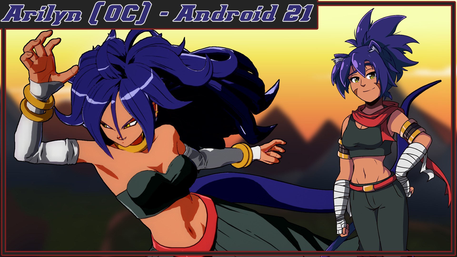 Arilyn (Original Character) colors for Android 21 Mod for Dragon