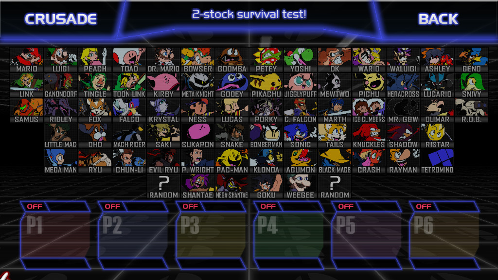 TriforceRiku Style Mugs GFX Mod for Super Smash Bros. Crusade | SSBC Mods