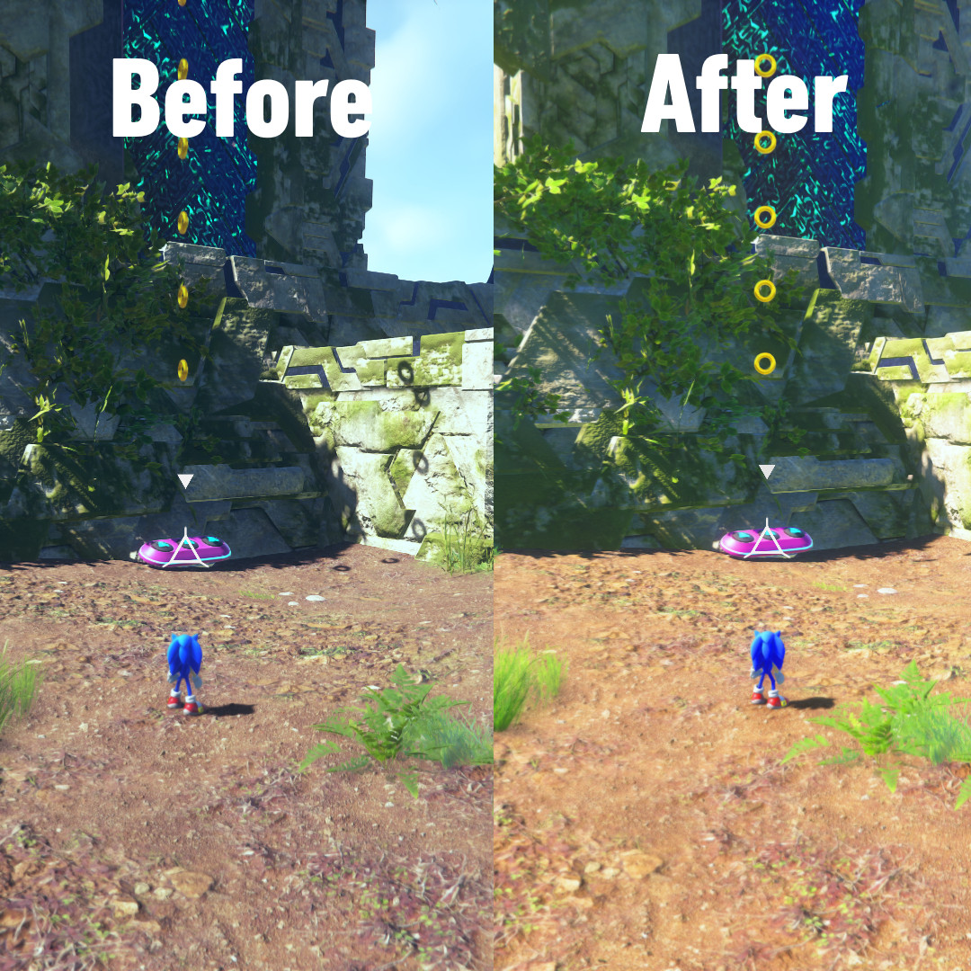 Vibrant Colors (RGB Table Replacements) [Sonic Frontiers] [Mods]