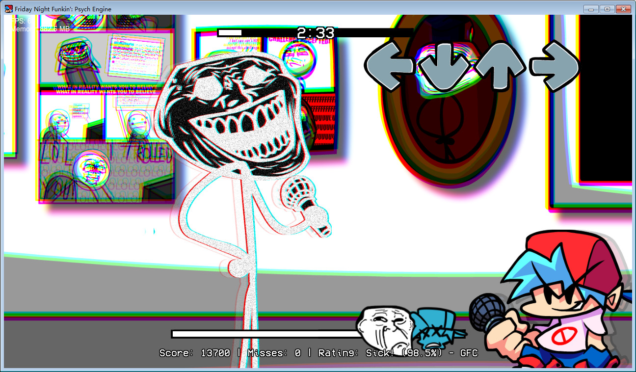Unknown Suffering but troll song(demo) Mod for Friday Night Funkin ...