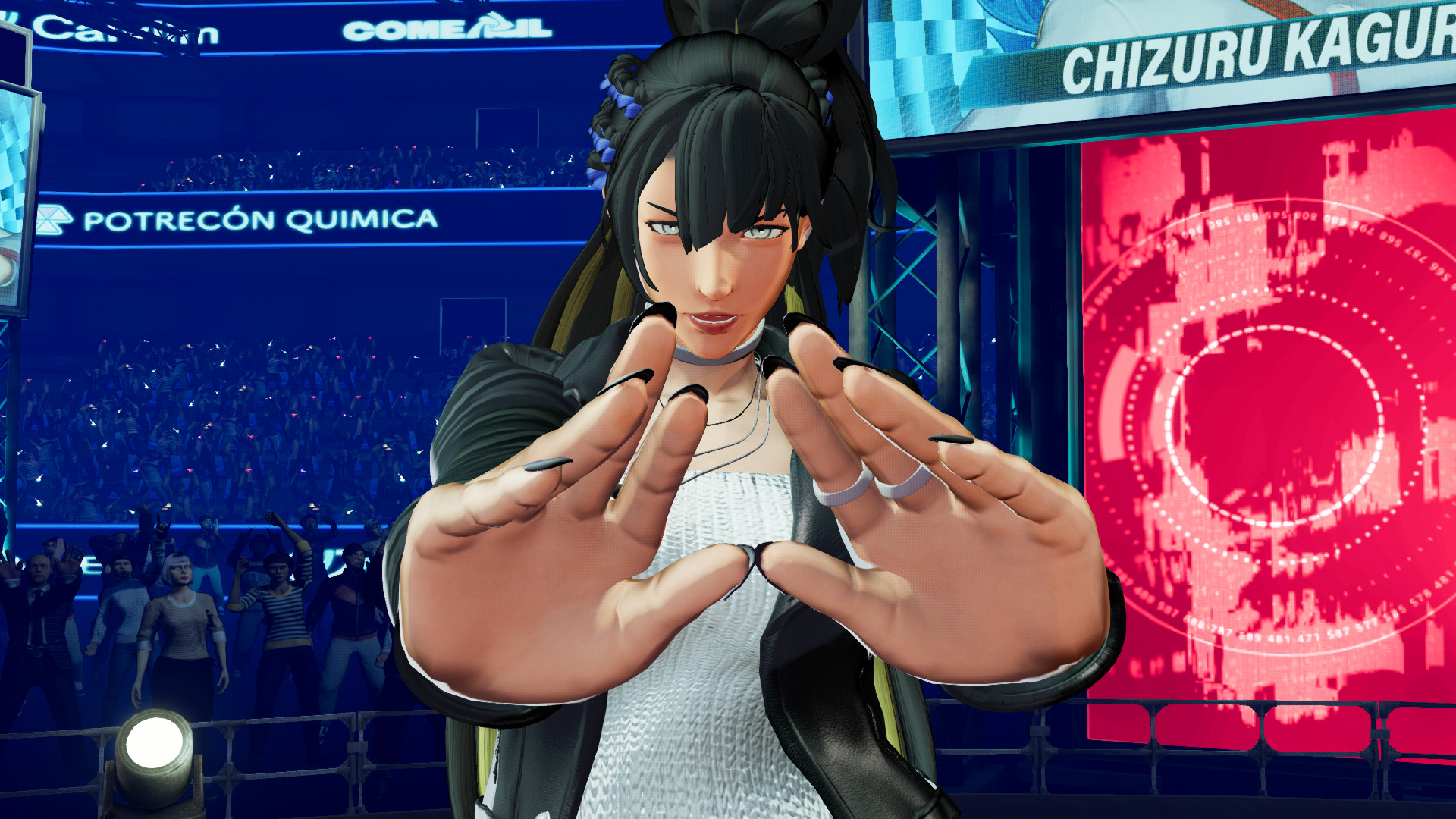 Chizuru As Tsubaki Aoyagi Casual The King Of Fighters XV Mods