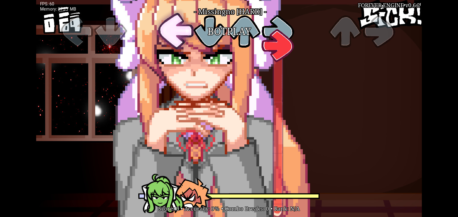 Missingno v2 but monika and senpai sing it