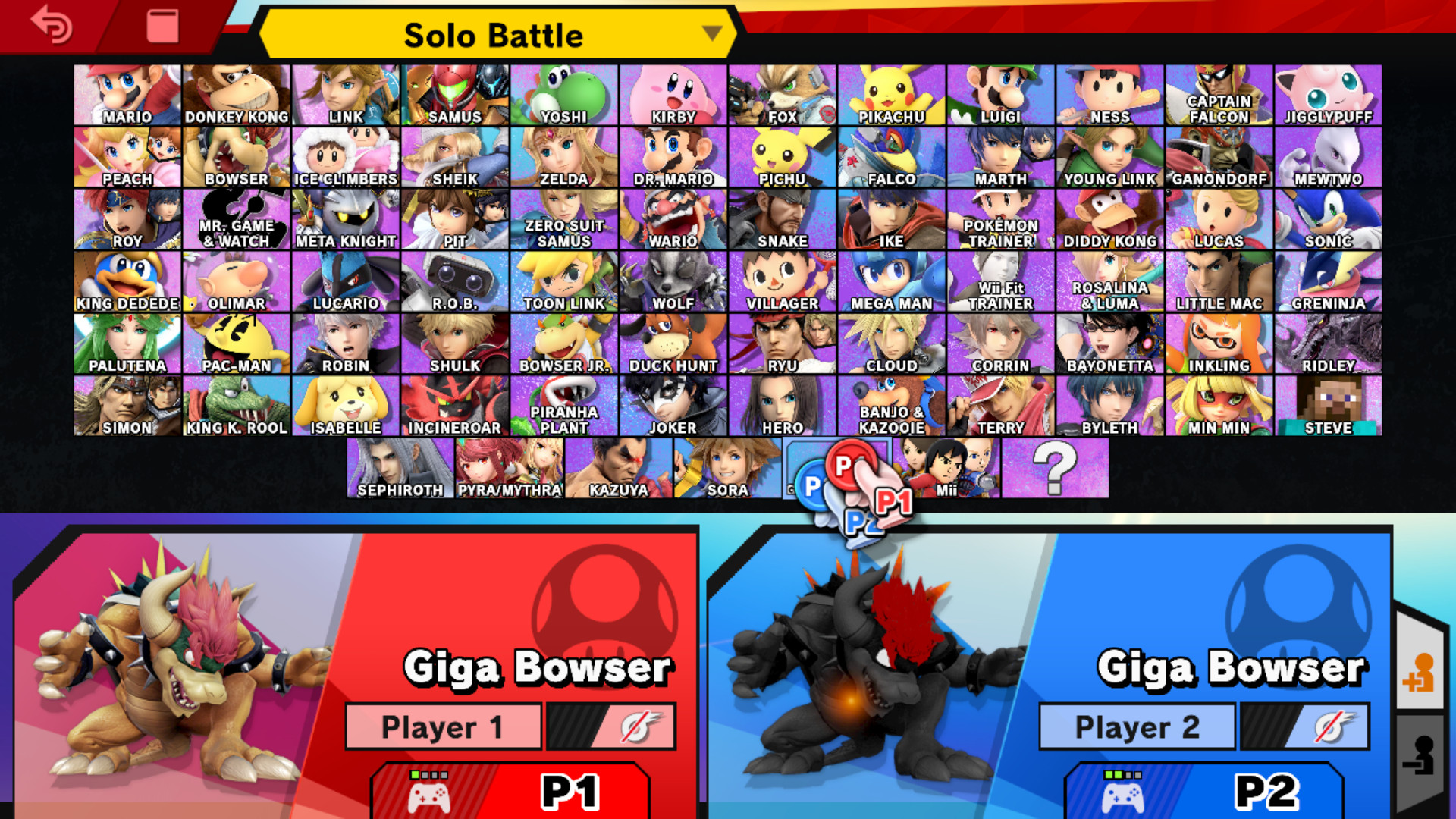 Giga Bowser Ui Super Smash Bros Ultimate Mods