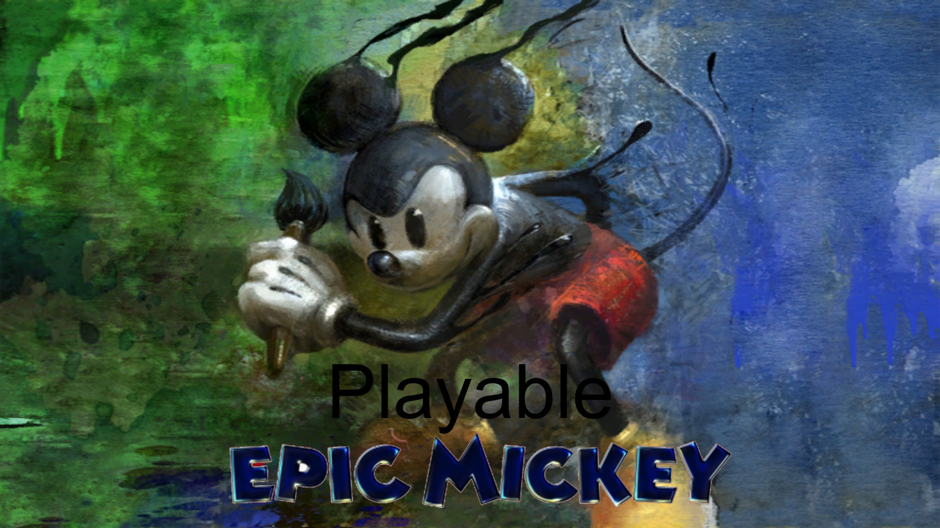 here's the mickey mod so far!