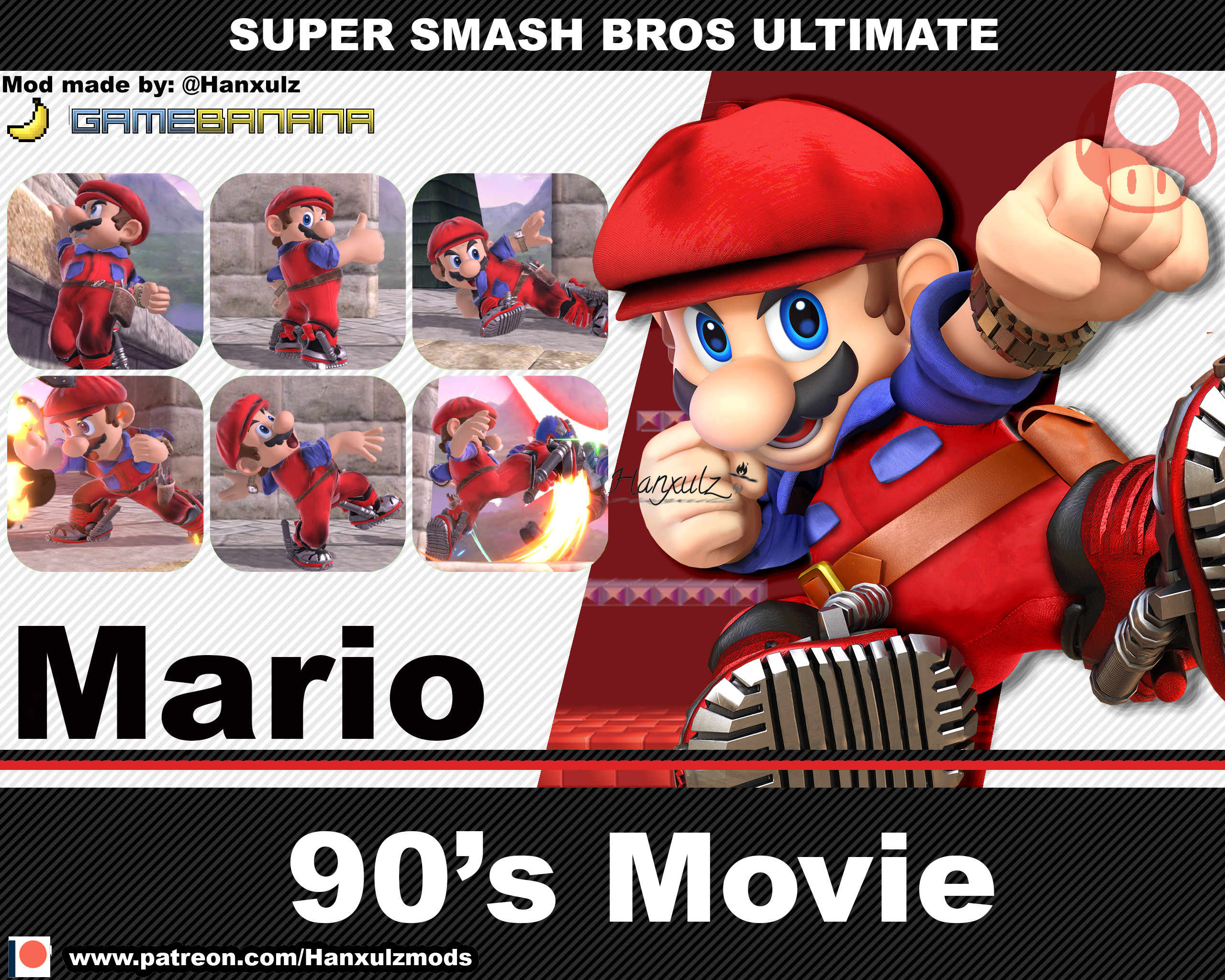 Mario 90s Movie Super Smash Bros Ultimate Mods 1583