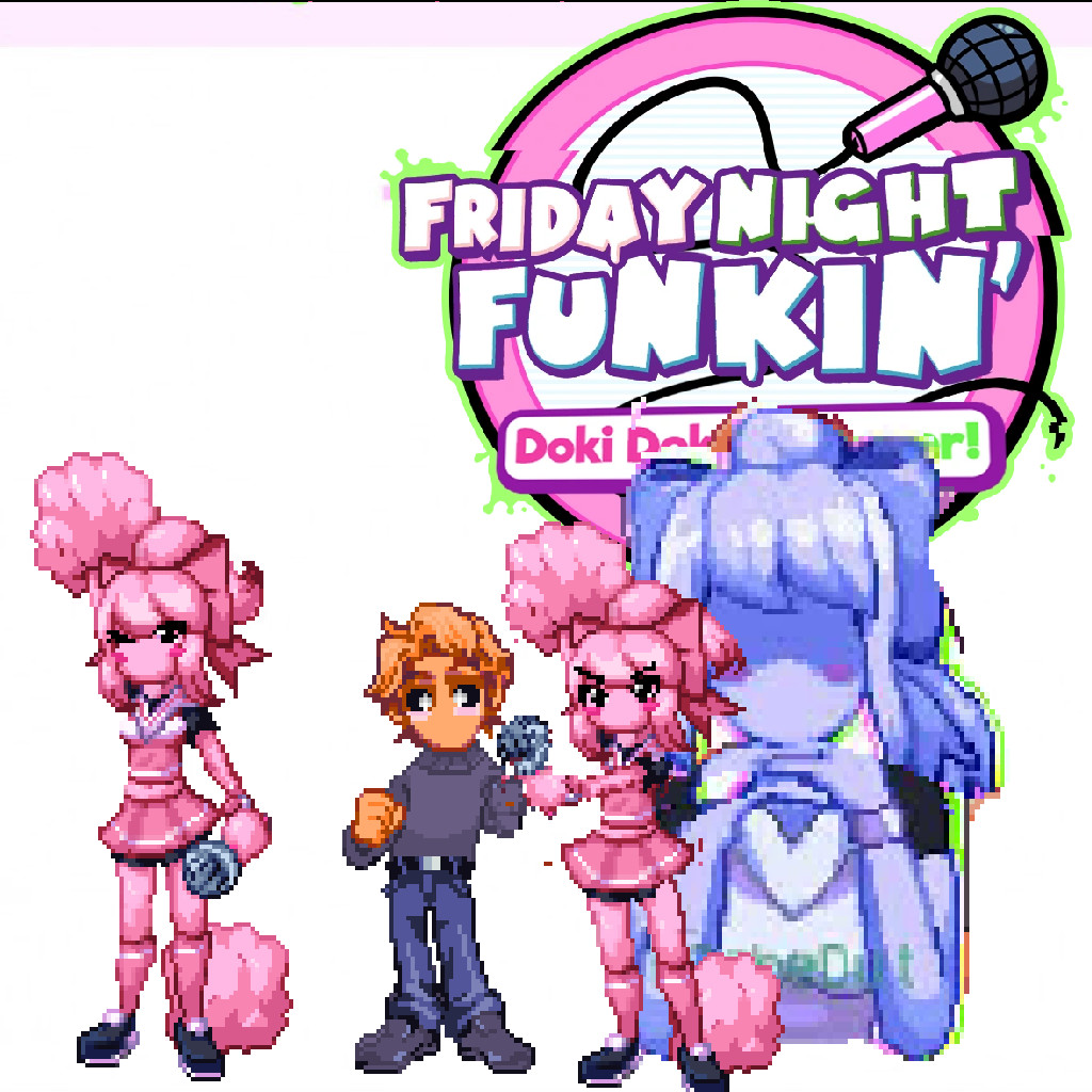 Minus Monika Full Reskin Friday Night Funkin Mods