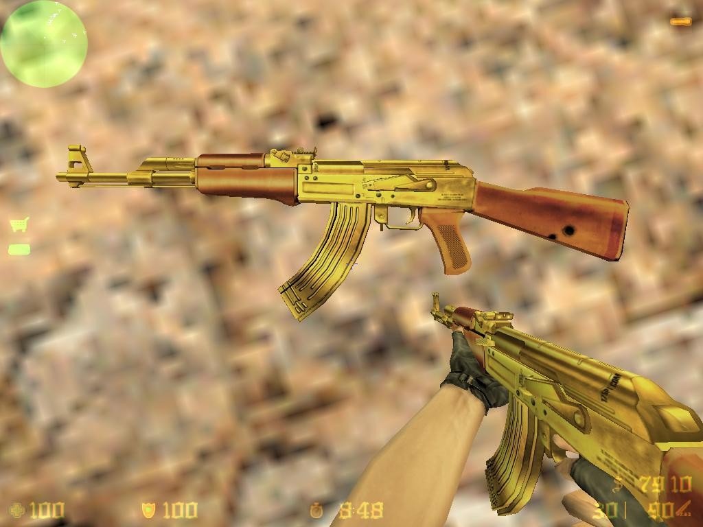 Golden AK-47 Mod for Counter-Strike: Condition Zero | CS:CZ Mods