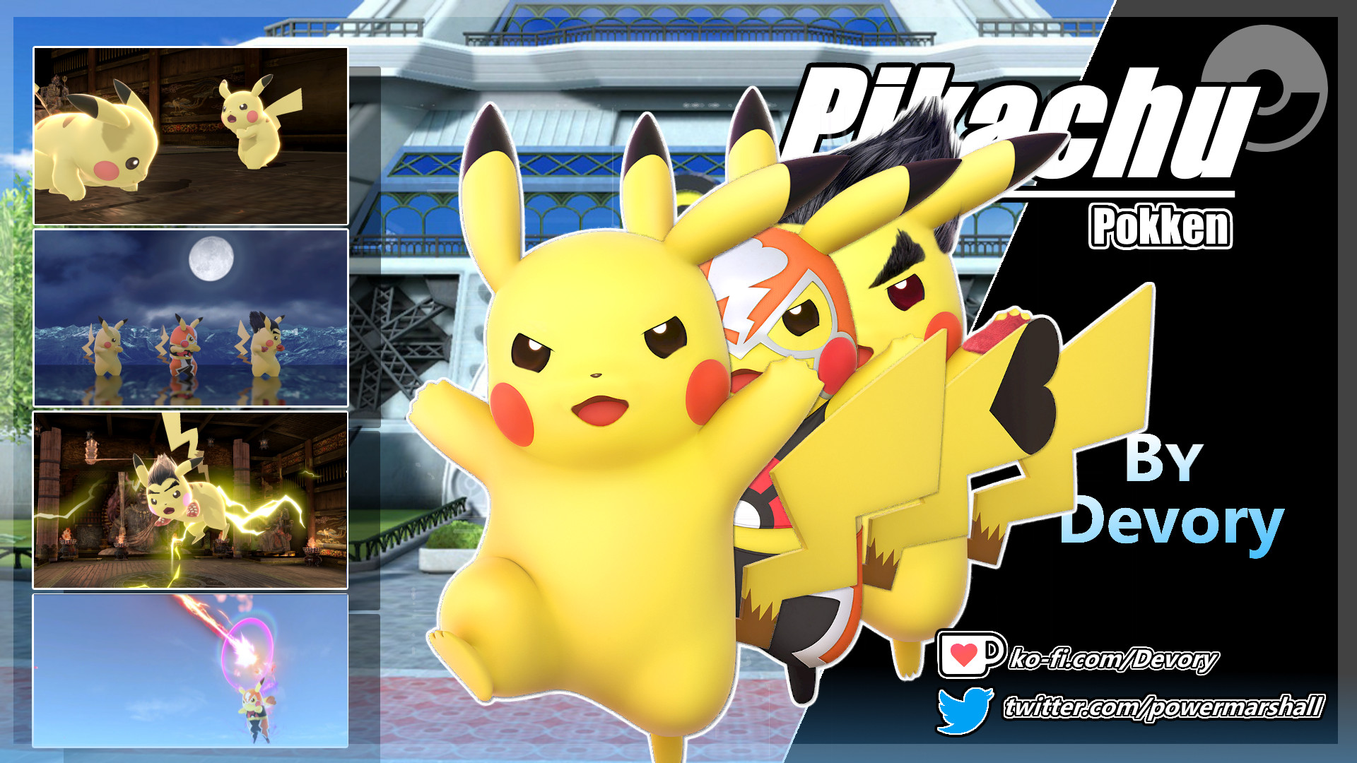 1920px x 1080px - Pokken Pikachu [Super Smash Bros. Ultimate] [Mods]