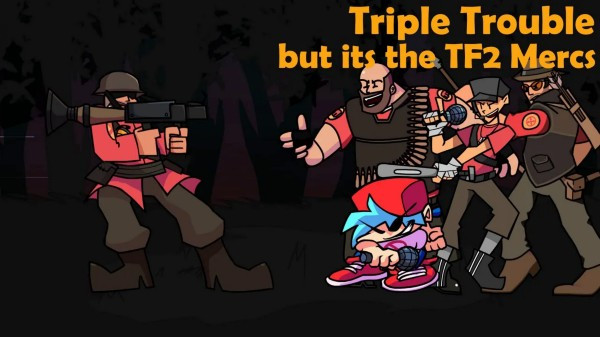 Triple Trouble but it's the TF2 Mercs but Playable