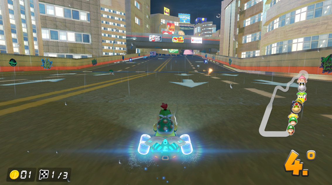 Wii Moonview Highway 8 Style [mario Kart 8 Deluxe] [mods]