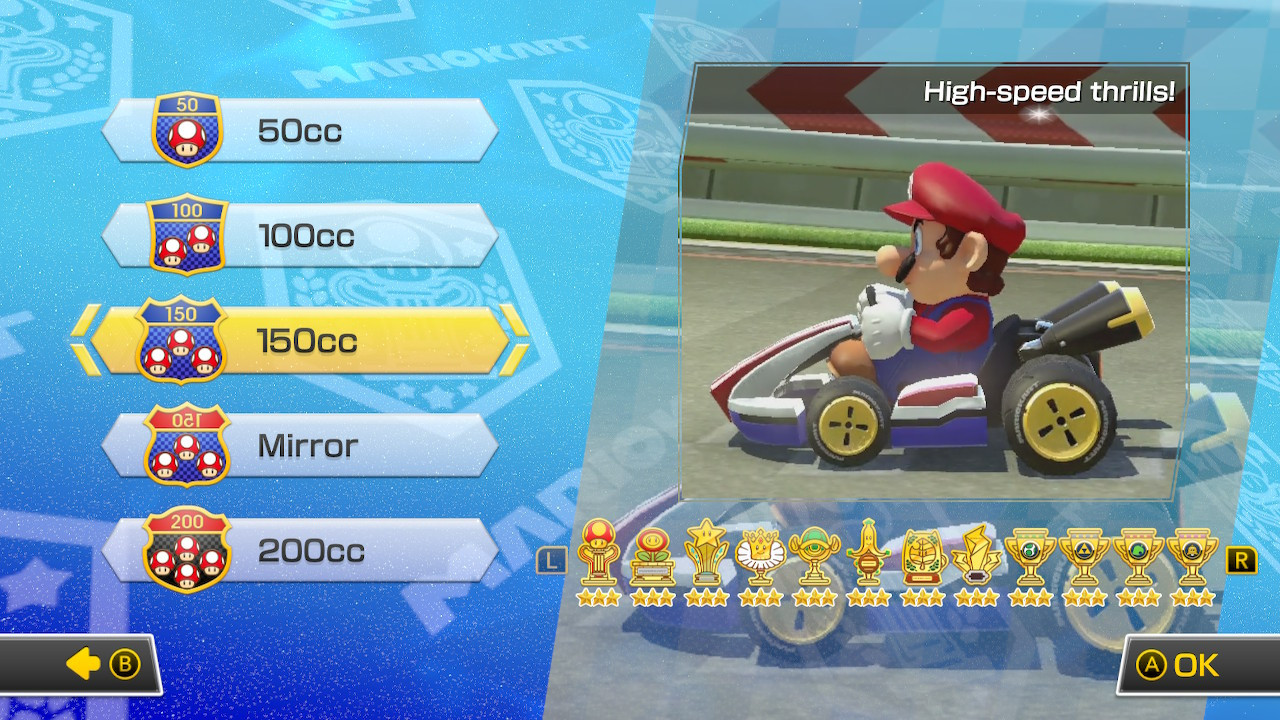 mario kart 8 deluxe all stars