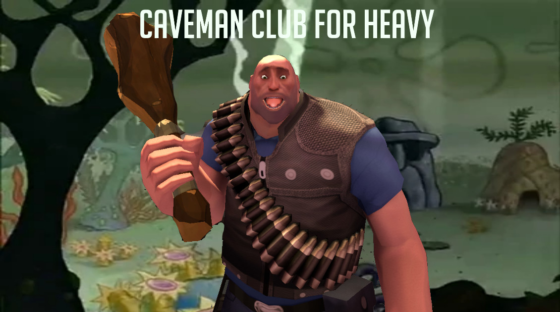 Caveman Club for Heavy [PreFortress 2] [Mods]